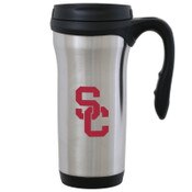 USC Trojans Stainless Steel SC Interlock Wilson Travel Tumbler with Handle
